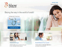 Tablet Screenshot of blazecredit.com